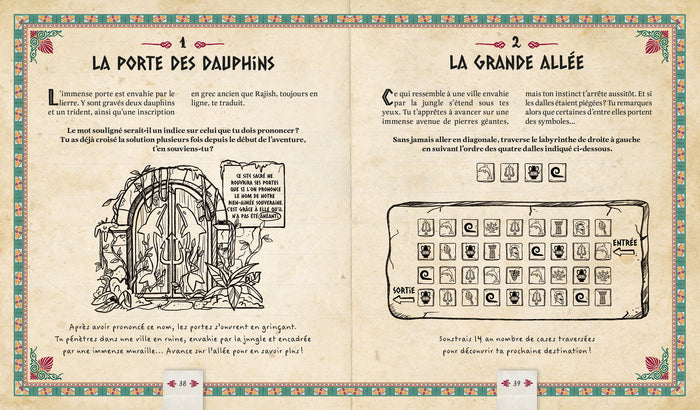 Le Trésor de l'Atlantide - 5 cartes et 130 énigmes