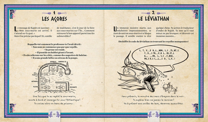 Le Trésor de l'Atlantide - 5 cartes et 130 énigmes