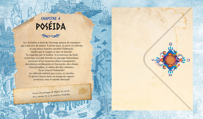 Le Trésor de l'Atlantide - 5 cartes et 130 énigmes