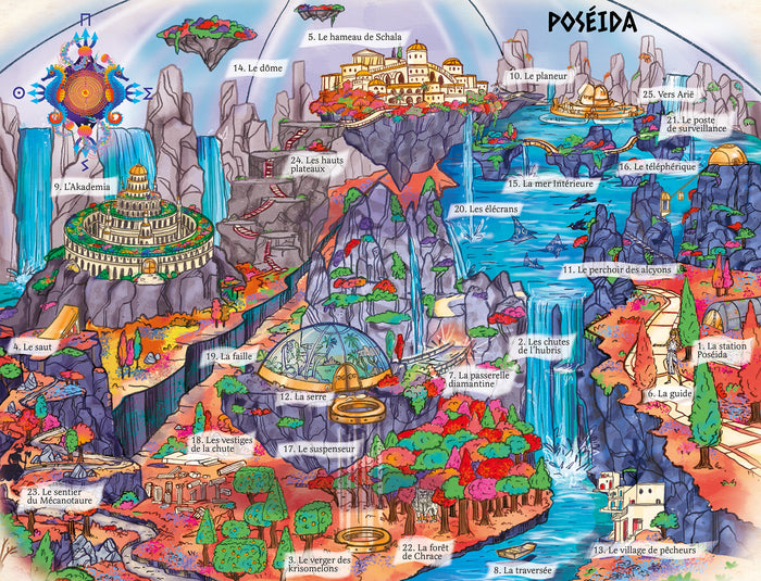 Le Trésor de l'Atlantide - 5 cartes et 130 énigmes