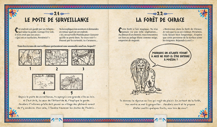 Le Trésor de l'Atlantide - 5 cartes et 130 énigmes