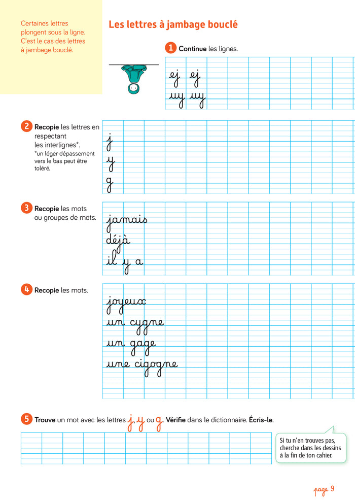 Les cahiers d'écriture CP-CE1 - Cahier n° 2 Perfectionnement