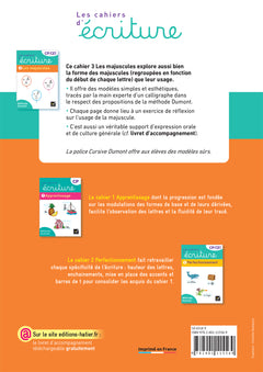 Les cahiers d'écriture CP-CE1 - Éd. 2025 - Cahier n° 3 Les majuscules