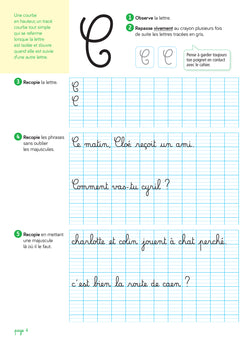Les cahiers d'écriture CP-CE1 - Éd. 2025 - Cahier n° 3 Les majuscules