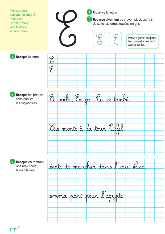 Les cahiers d'écriture CP-CE1 - Éd. 2025 - Cahier n° 3 Les majuscules