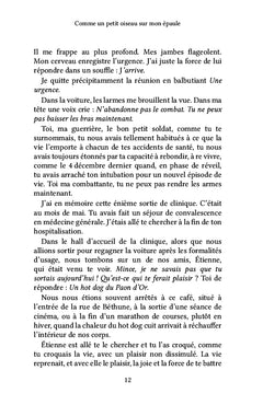 Comme un petit oiseau sur mon épaule