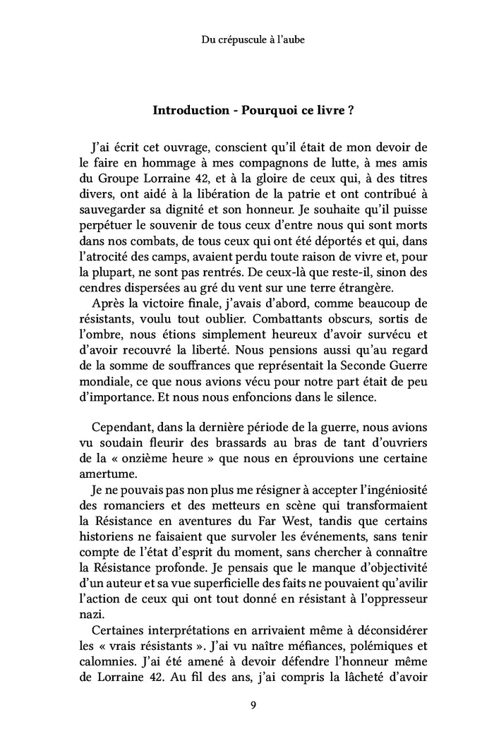 Du crépuscule à l'aube