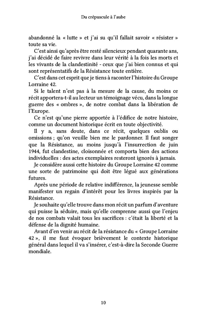 Du crépuscule à l'aube