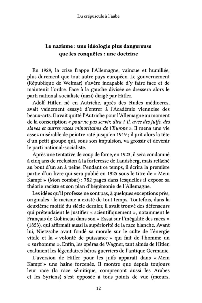 Du crépuscule à l'aube