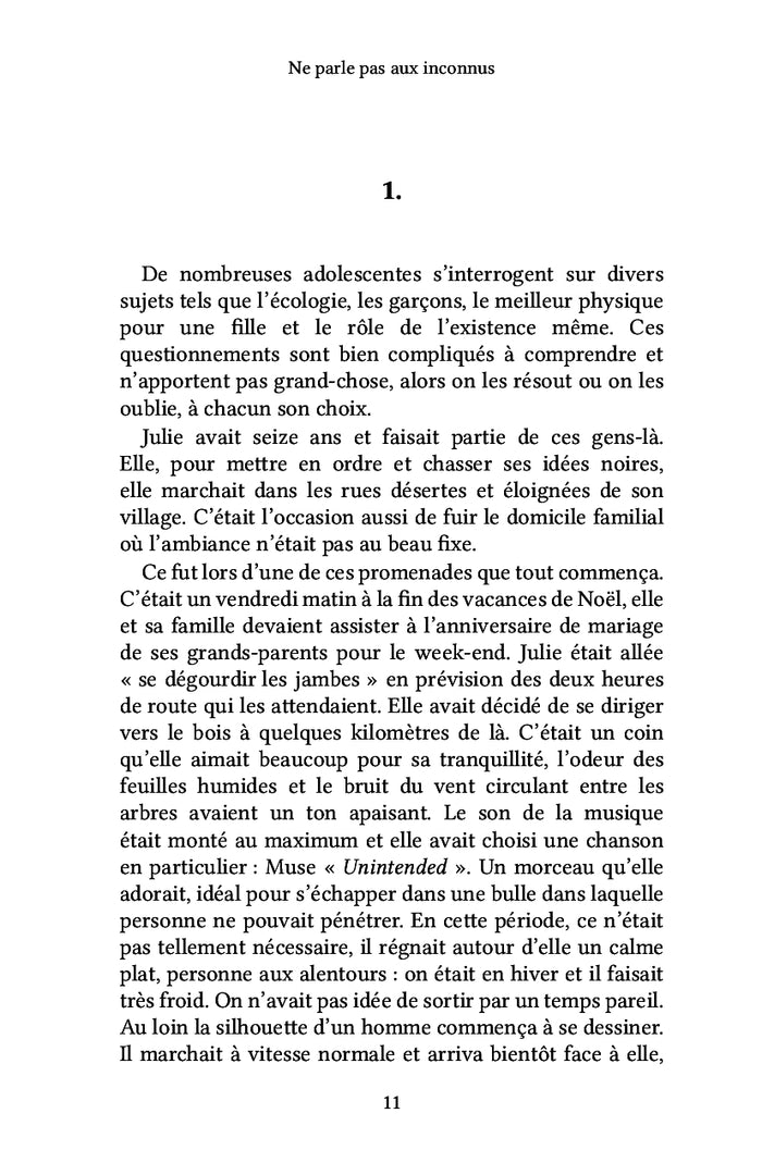 Ne parle pas aux inconnus