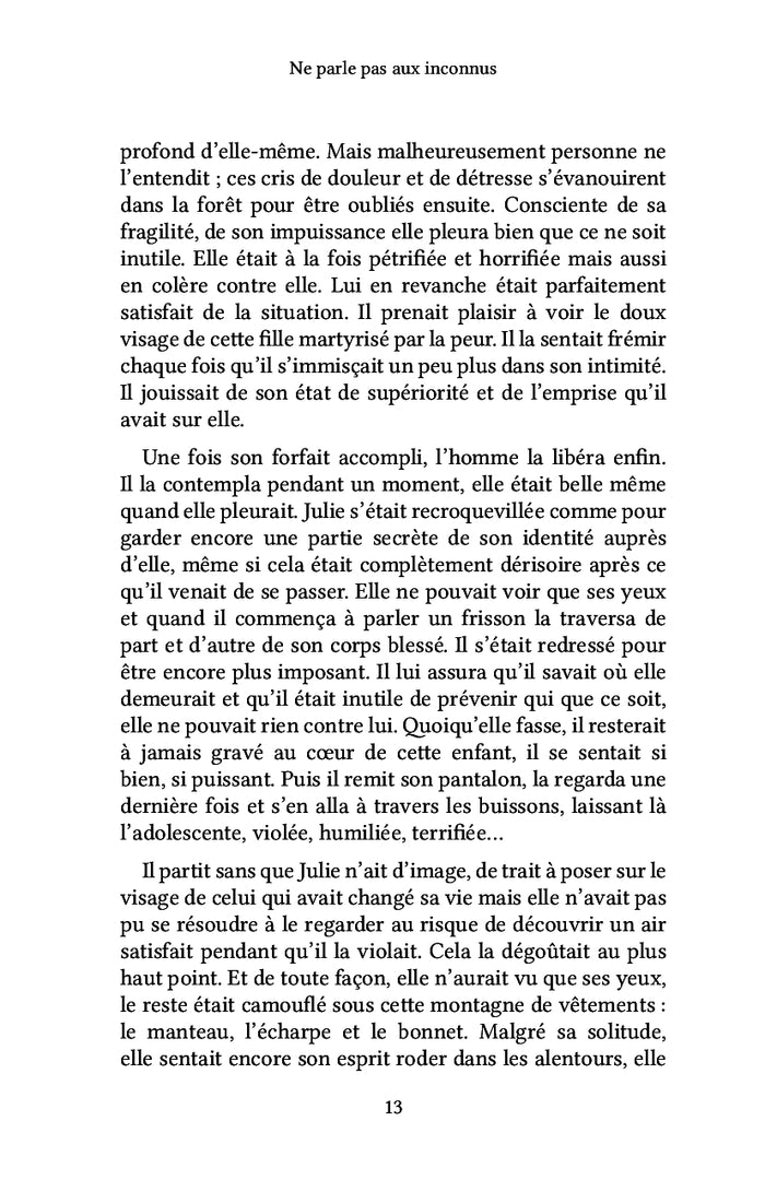 Ne parle pas aux inconnus