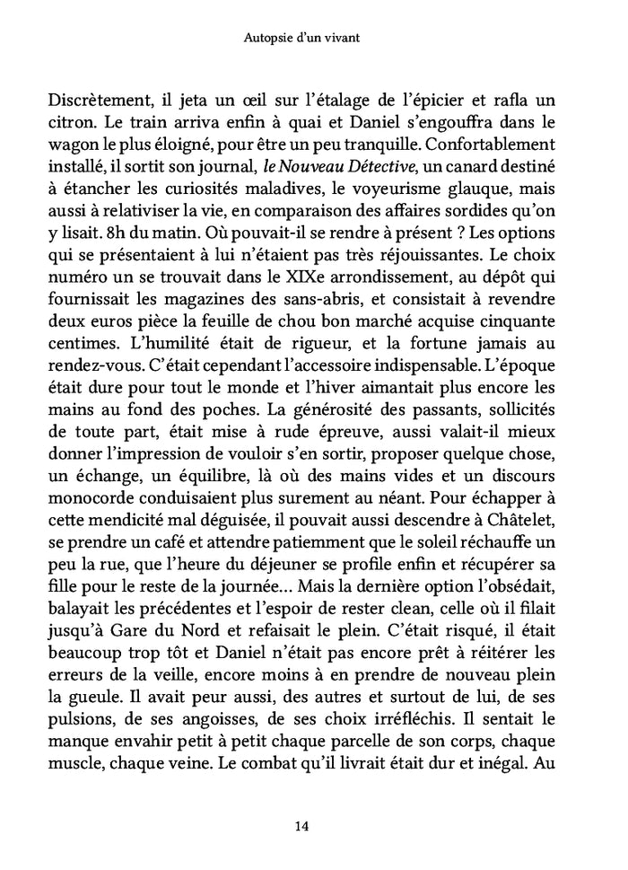 Autopsie d'un vivant