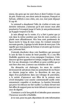 Nos chemins étroits