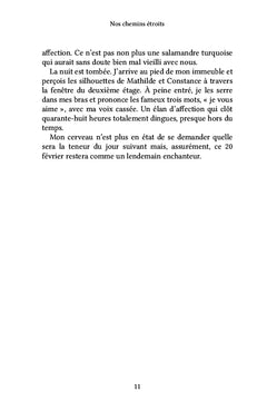 Nos chemins étroits