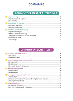 Objectif CRPE 2026-2027 - Maths - La leçon -  épreuve orale d'admission