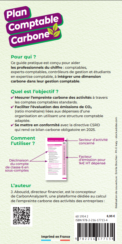 Plan comptable carbone 2025-2026