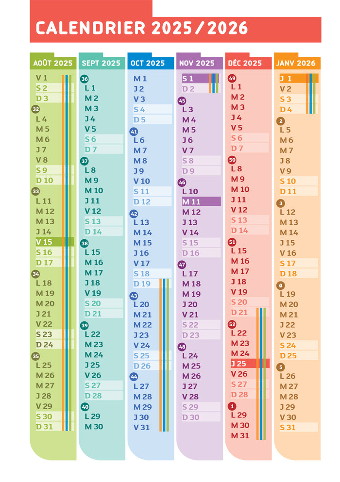 Agenda de l'étudiant Infirmier - DEI - 2025-2026