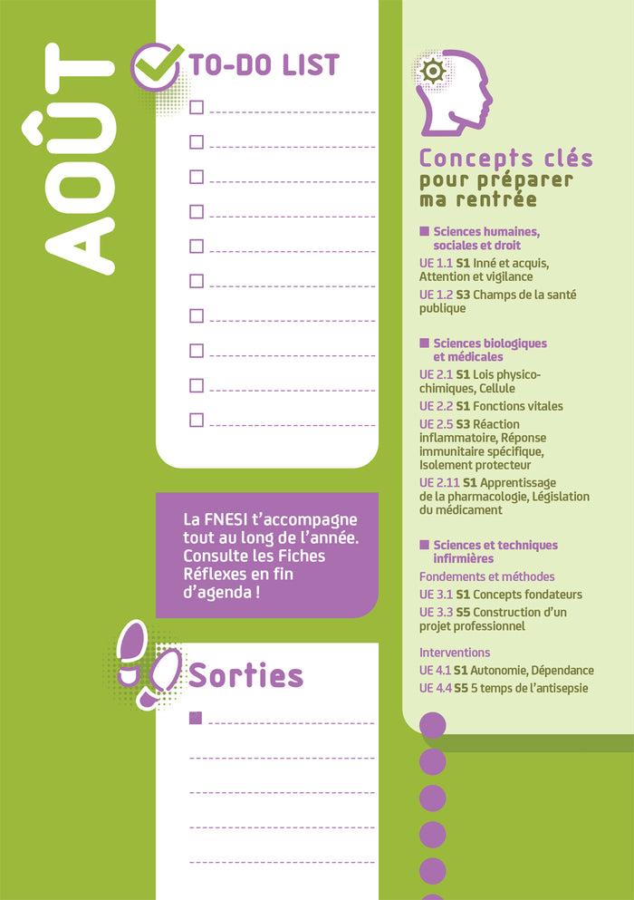 Agenda de l'étudiant Infirmier - DEI - 2025-2026