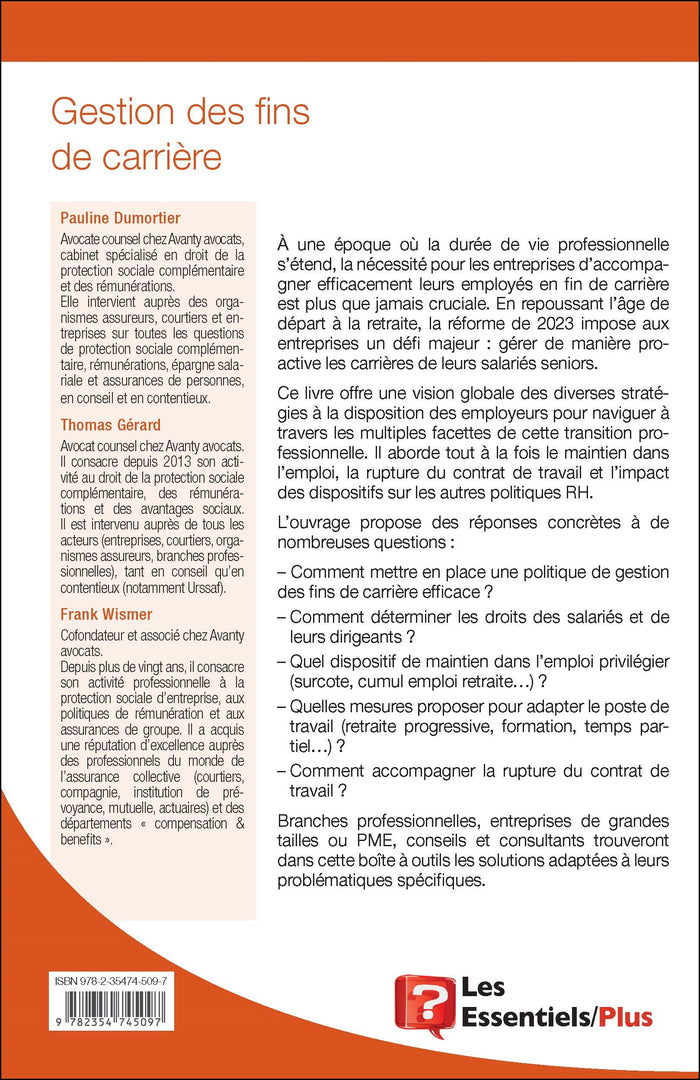 Gestion des fins de carrière