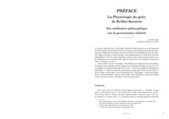 Physiologie du goût