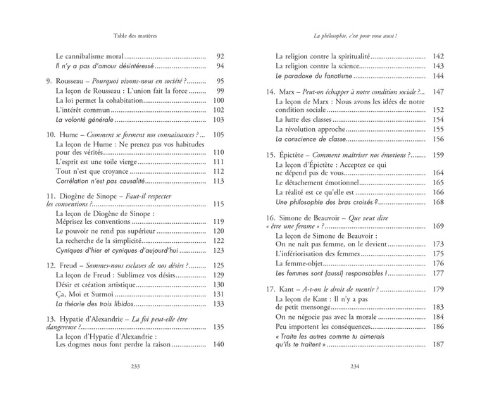 La philosophie, c'est pour vous aussi !