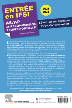 Entrée en IFSI 2025-2026 - AS/AP et reconversion professionnelle