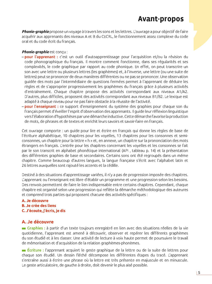 Focus - Phonie-graphie du français