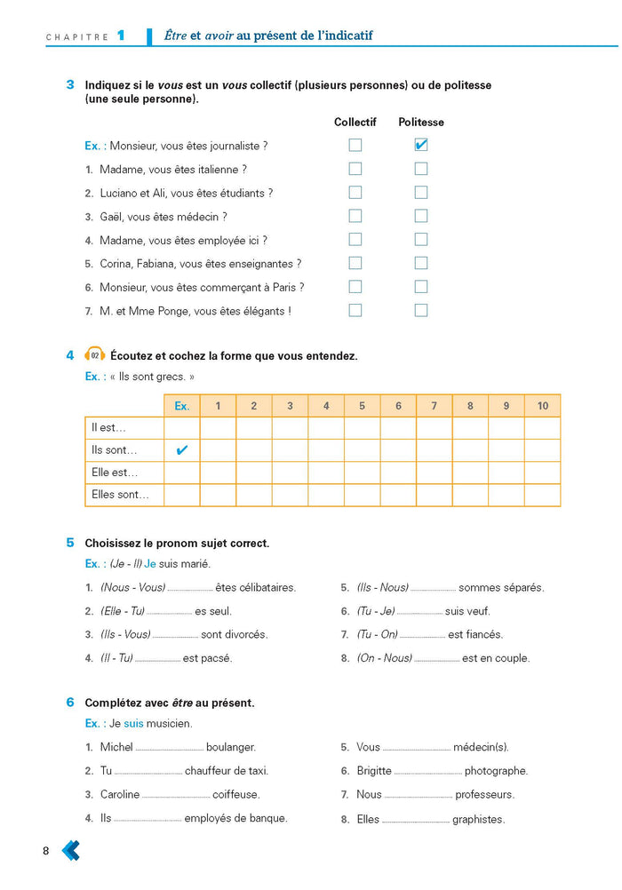 En contexte - Exercices de grammaire