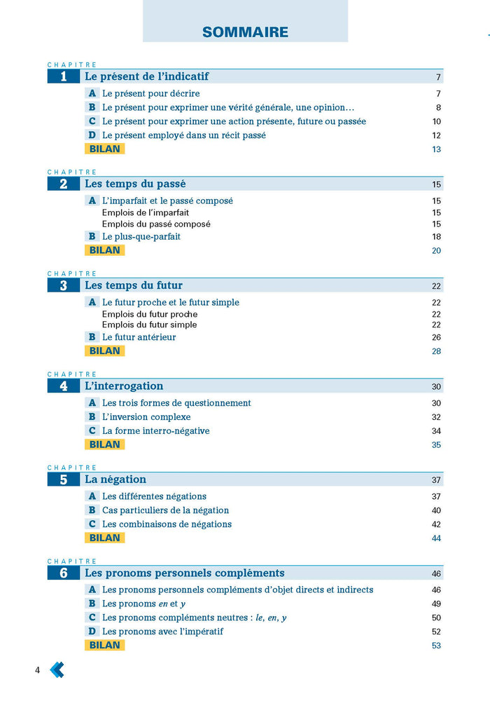 En contexte - exercices de grammaire