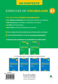 En contexte - exercices de vocabulaire (A1)