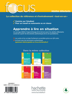 Focus - Apprendre à lire en situation (Adultes débutants)