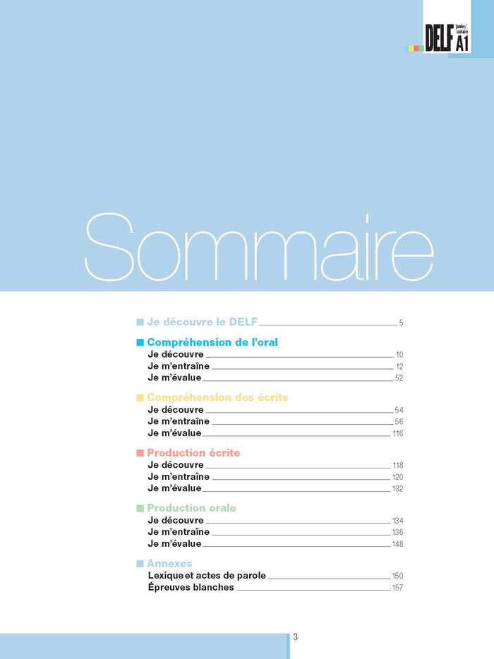 DELF junior/scolaire - Nouveau format d'épreuves (A1)