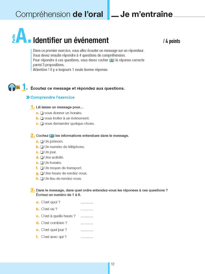 DELF junior/scolaire - Nouveau format d'épreuves (A1)