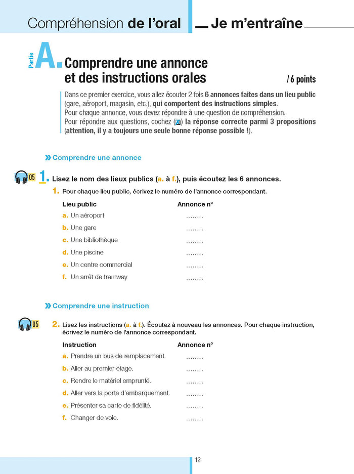 DELF tout public - Nouveau format d'épreuves (A2)