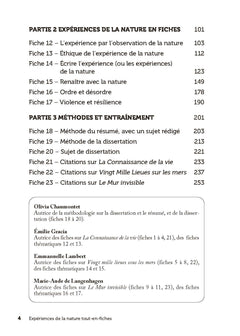 Expériences de la nature - Tout-en-fiches - Prépas scientifiques Français-philosophie - 2025-2026