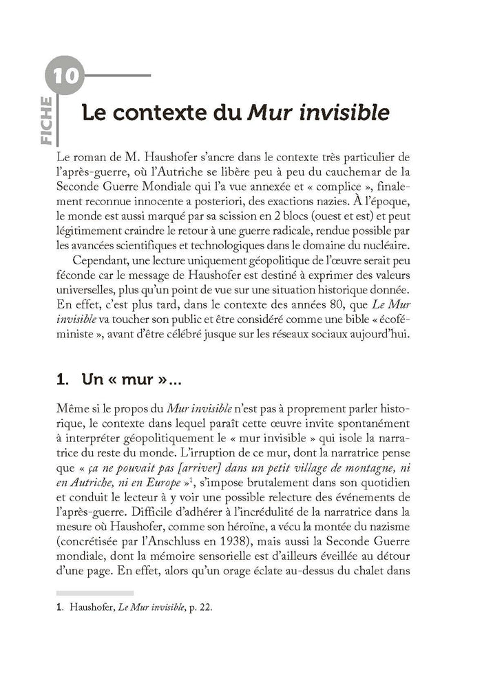 Expériences de la nature