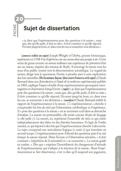 Expériences de la nature - Tout-en-fiches - Prépas scientifiques Français-philosophie - 2025-2026