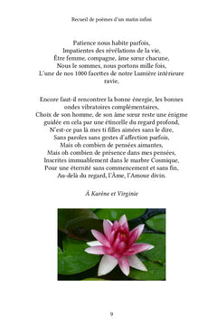 Recueil de poèmes d'un matin infini