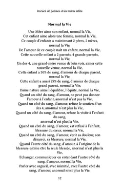 Recueil de poèmes d'un matin infini