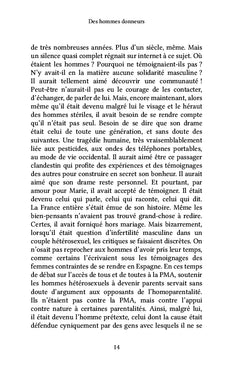 Des hommes donneurs