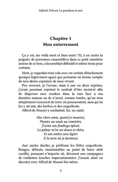 Gabriel, Prévert, Le paradoxe et moi