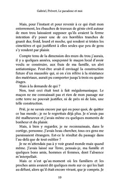 Gabriel, Prévert, Le paradoxe et moi