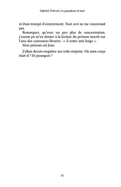 Gabriel, Prévert, Le paradoxe et moi