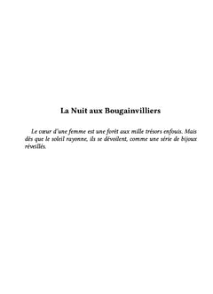 La nuit aux bougainvilliers