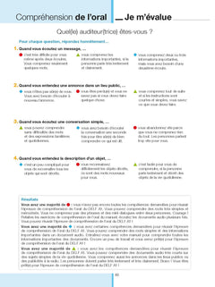 DELF tout public - Nouveau format d'épreuves (A1)
