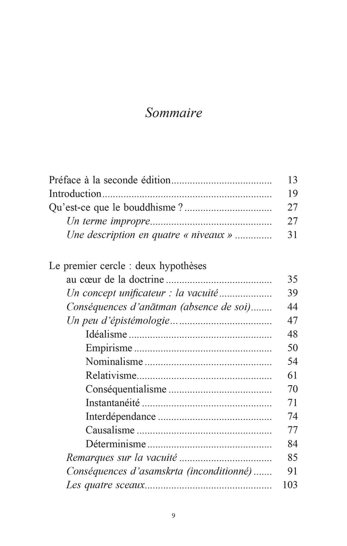 Métaphysique bouddhique
