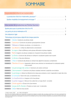 Lettres & Cie - Production d'écrit - PS MS GS - Ed. 2025 - Guide enseignant et flashcards