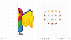 Colos pixels et stickers - oh, les animaux !