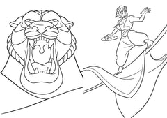 DISNEY PRINCESSES - Maxi Colo - Spécial Aladdin