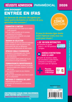 Réussite admission Entrée en IFAS - Aide-soignant 2026